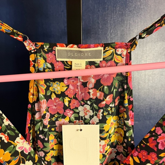 NWT Pleione Floral Tank Bodysuit Size XS - Picture 3 of 4